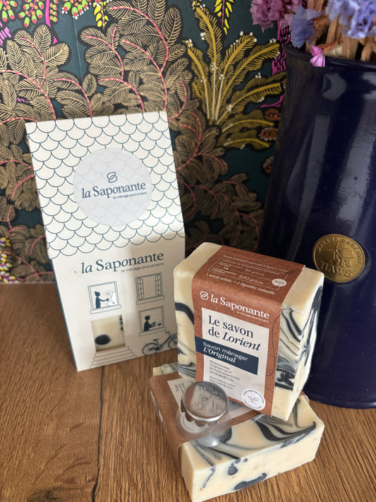 coffret cadeau savons ménager et savon détachants