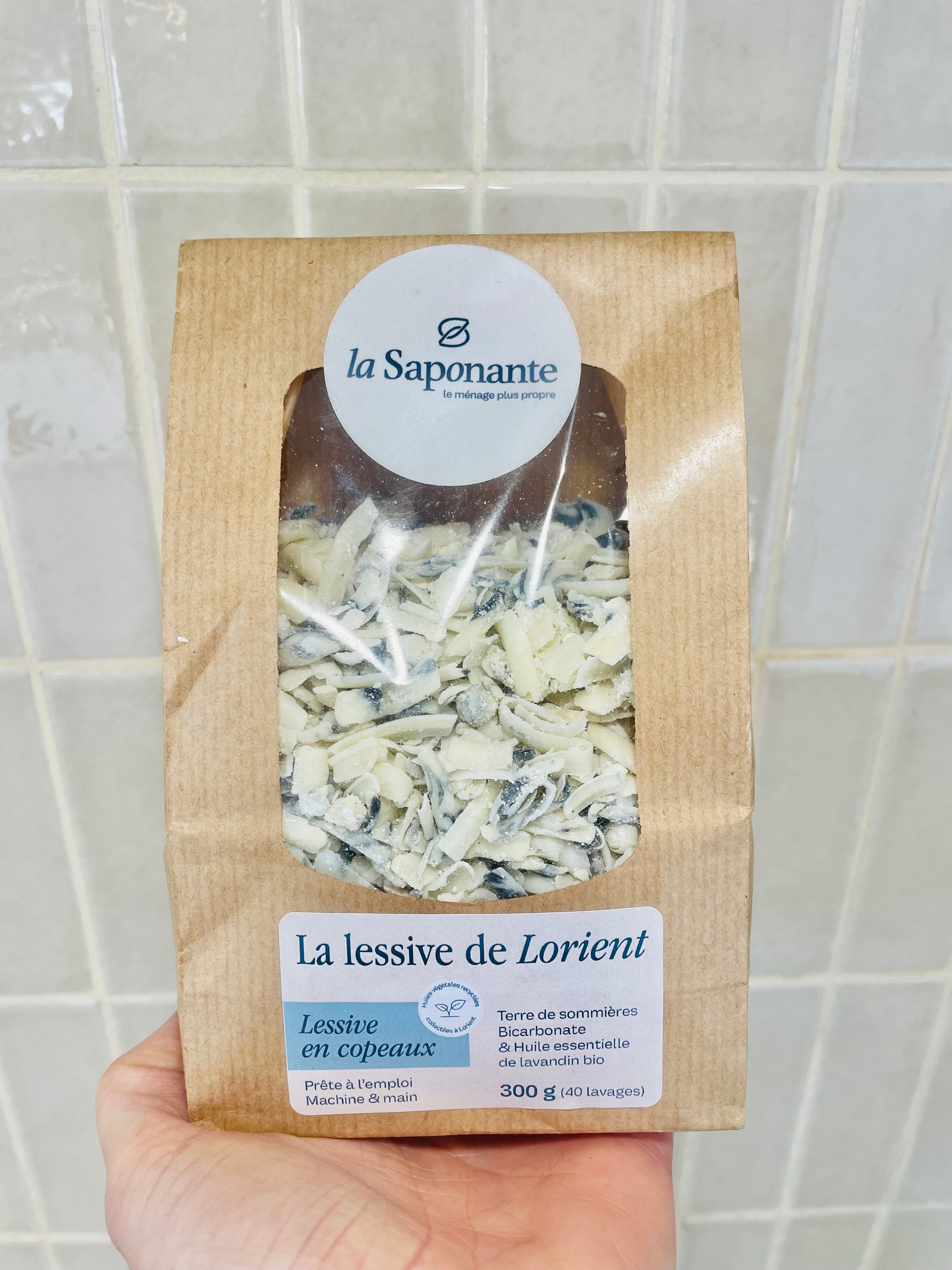 Lessive en copeaux - huile végétale recyclée Lorient